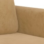 vidaXL Ensemble de canapés 2 Pièces marron velours