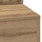 vidaXL Coiffeuse chêne artisanal 79 x 41 x 135 cm Bois d'ingénierie