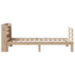 vidaXL Cadre de lit avec tête de lit sans matelas 90x190 cm