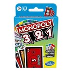 3 2 1 monopoly  jeu de cartes rapide pour la famille et les enfants  a partir de 7 ans