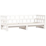 vidaXL Lit de jour et lit gigogne sans matelas 90x190 cm bois massif