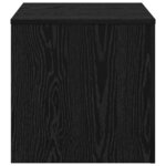 vidaXL Table Gigogne 3 Pièces Chêne noir 45 x 45 x 45 cm