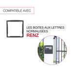 Cadre d'encastrement gris anthracite 7016m