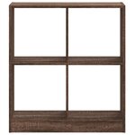 vidaXL Bibliothèque chêne marron 68 5x32x75 cm bois d'ingénierie