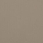 vidaXL Coussin rond taupe Ø 100 x11 cm tissu oxford