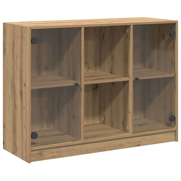 vidaXL Buffet chêne artisanal 102x37x75 5 cm bois d'ingénierie