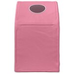 vidaXL Tunnel de lit pour lit mezzanine d'enfants 2 Pièces Rose Polyester