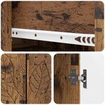 vidaXL Buffet Bois ancien 89 x 34 5 x 60 cm Bois d'ingénierie