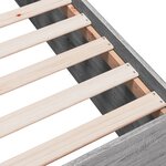 vidaXL Cadre de lit sonoma gris 90x200 cm bois d'ingénierie