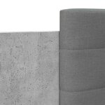 vidaXL Cadre de lit sans matelas gris béton 90x200 cm