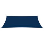 Vidaxl voile de parasol tissu oxford rectangulaire 3x6 m bleu