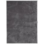 vidaXL Tapis HUARTE à poils courts doux lavable anthracite 120x170 cm