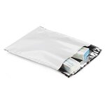 Pochette plastique opaque super raja - pochette blanche 33x40 cm (lot de 500)