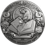Monnaie GOLDEN STORY Love Stories 2 Oz Argent 25$ Liberia 2026 (PRÉCOMMANDE)