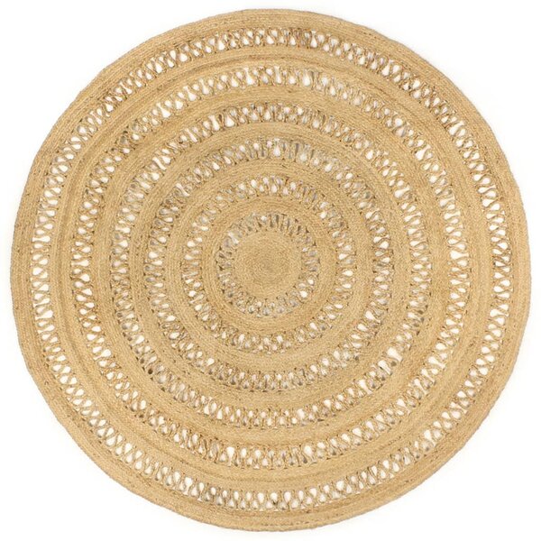 vidaXL Tapis fait à la main Jute tressée 180 cm