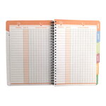 Cahier de textes Spirales - 17 x 22 cm - Design Marguy Baleine