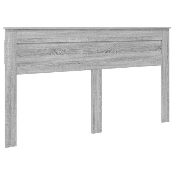 vidaXL Tête de lit Gris Sonoma 200 cm Bois d'ingénierie