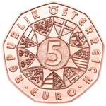 Pièce de monnaie 5 euro Autriche 2019 – La joie de vivre