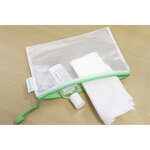 Pochettes à zip a5 tarifold couleur - sachet de 8 - vert