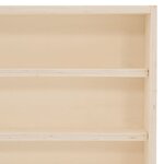 vidaXL Vitrine de collection en bois avec portes 40x8 5x37cm