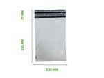 50 Enveloppes plastique aller retour 60 microns - 230x330mm