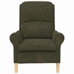 vidaXL fauteuil Vert armée 76 x 94 x 102 cm Faux cuir