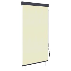 vidaXL Store roulant d'extérieur 80 x 250 cm Crème