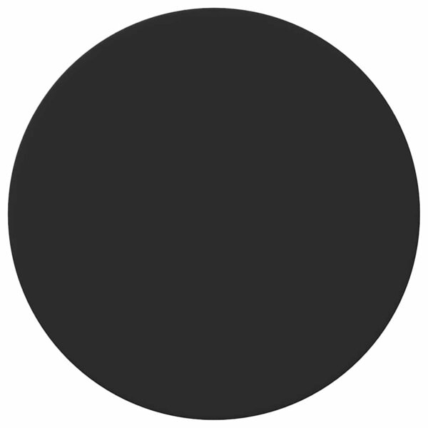 vidaXL Plateau de table Noir 70 x 70 x 1.5 cm Bois d'ingénierie