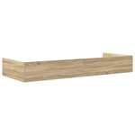vidaXL Cadre de lit avec rangement Chêne Sonoma 90 x 200 cm