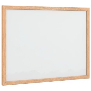 vidaXL Tableau blanc magnétique avec cadre bois de pin massif 40x30 cm