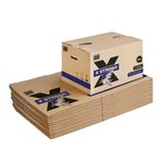 Pack and Move - Lot de 15 Cartons Déménagement X Strong - 60 x 40 x 40 cm - Charge 40 kg - Extrême Résistance - Grande Capacité