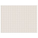 vidaXL Couverture lestée Crème clair 150x200 cm 7 kg Tissu