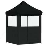 vidaXL Tente de fête 200 x 200 x 306 cm Noir Tissu Oxford