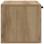 vidaXL Meuble TV mural 59 5 x 31 x 30 cm Chêne artisanal