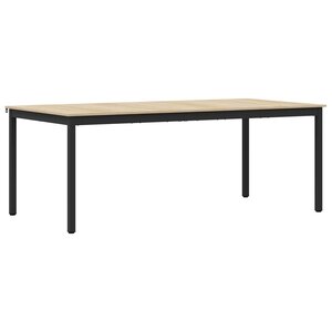 vidaXL Table de salle à manger / Table de repas Bois d'ingénierie