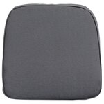 Madison Coussin de siège pour chaise de jardin en osier Panama gris