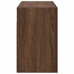 vidaXL Armoire murale de bain chêne marron 60x25x40 cm bois ingénierie