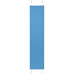 vidaXL Store plissé bleu 45x200 cm largeur du tissu 44 4 cm polyester