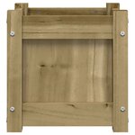 vidaXL Jardinière 31x31x31 cm bois de pin imprégné