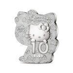 Hello Kitty - Monnaie de 10€ Argent BE - Forme Hello Kitty