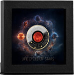 Monnaie RED GIANT Life Cycle of Stars Argent 500 Francs Cameroon 2026 (PRÉCOMMANDE)