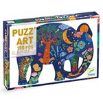 Djeco DJ07652 - Puzz'art Elephant 150 pièces