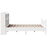 vidaXL Cadre de lit sans matelas blanc 140x200 cm bois de pin massif