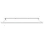 vidaXL Store Rétractable Automatique Rayé Rouge et Blanc 400x300 cm