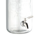 Distributeur de boisson professionnel rétro fermeture métallique 3 6 l - olympia -  - verre3 6 195x145x325mm