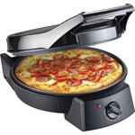 ARTHUR MARTIN - Cuiseur à Pizza - 1800W - 30cm - Ouverture 180° - Arrêt automatique thermostat - Poignée isolante