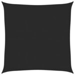 vidaXL Voile d'ombrage 160 g/m² Noir 5x5 m PEHD