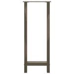 vidaXL Pieds de table de bar en acier naturel 2 pièces 50 x (100-101) cm Acier