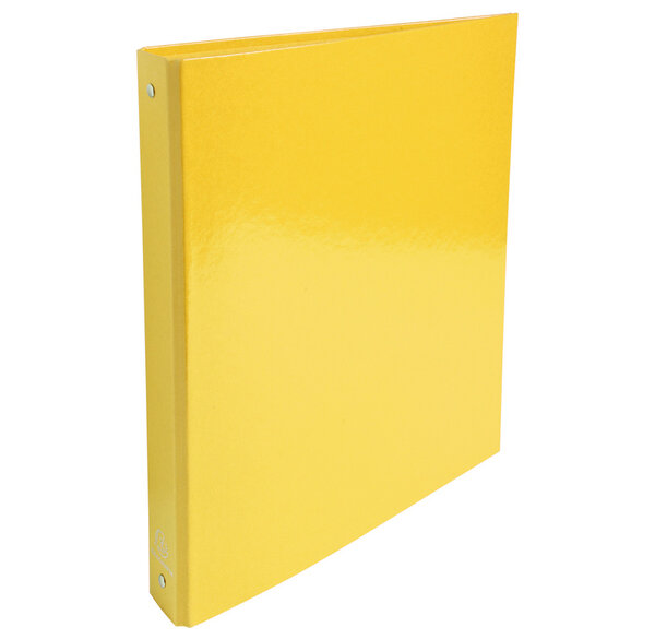 Classeur A4 4 anneaux 30mm Iderama - Jaune EXACOMPTA
