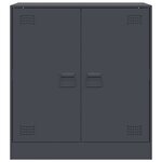 vidaXL Buffet anthracite 67x39x73 cm acier